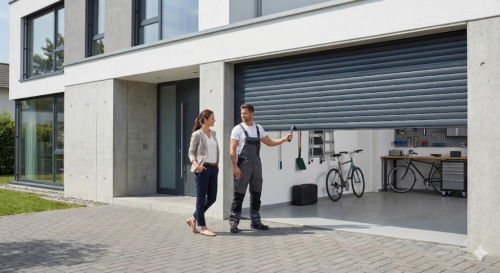 ประตูม้วนมือดึง