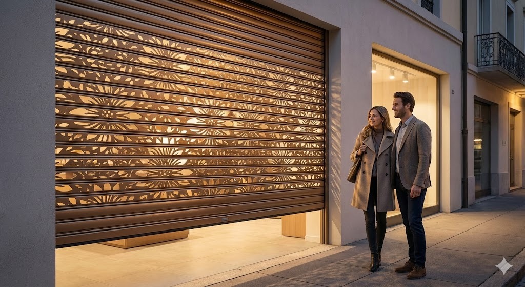 ประตูม้วนลายดอกไม้