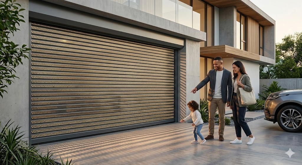 ประตูม้วนเจาะช่องลม